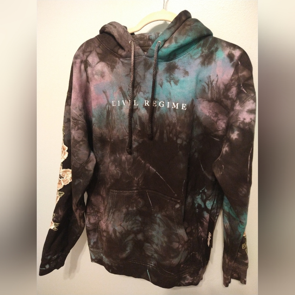 Civil Regime Marble Rose Hoodie